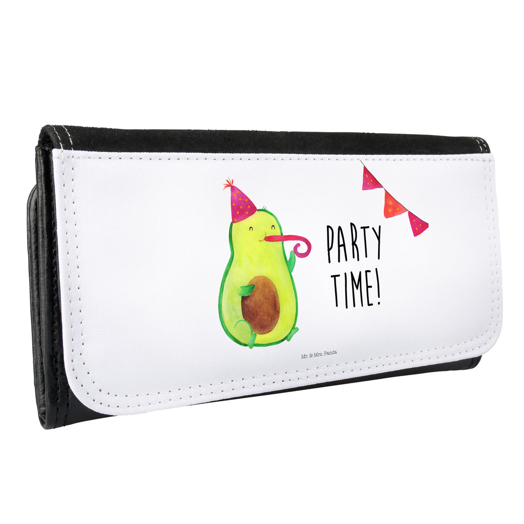 Damen Portemonnaie Avocado Party Time Portemonnaie, Portemonee, Geldbörse, Damen, Groß, XXL, Geldbeutel, Portemonnaies, Avocado, Veggie, Vegan, Gesund