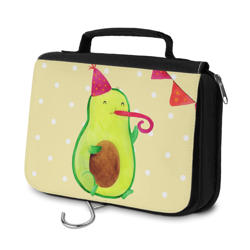 Kulturbeutel Avocado Party Time Kulturbeutel, Zum Aufhängen, Waschtasche, Kosmetiktasche, Damen, Herren, Aufbewahrungstasche, Schminktasche, Kosmetikbeutel, Organizer, Kulturtasche, Schminkutensil, Avocado, Veggie, Vegan, Gesund