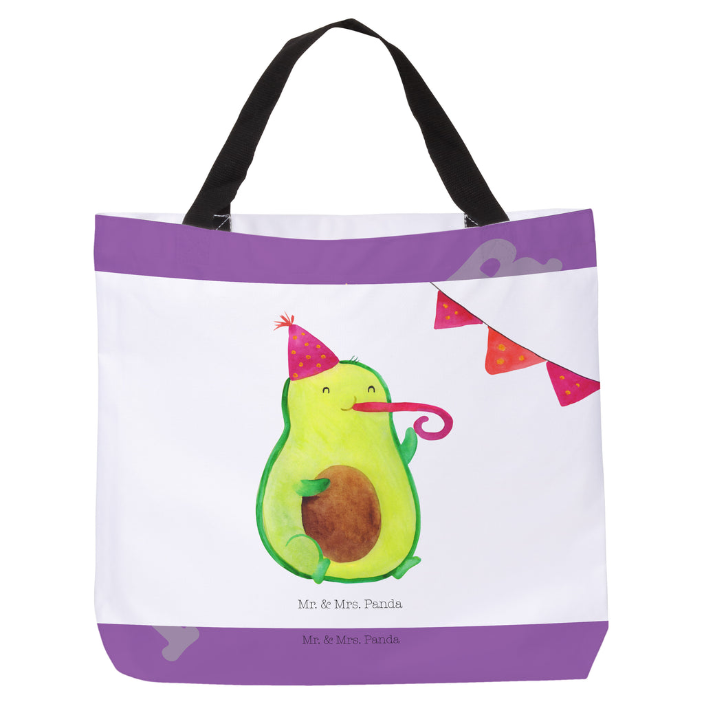 Shopper Avocado Party Time Beutel, Einkaufstasche, Tasche, Strandtasche, Einkaufsbeutel, Shopper, Schultasche, Freizeittasche, Tragebeutel, Schulbeutel, Alltagstasche, Avocado, Veggie, Vegan, Gesund
