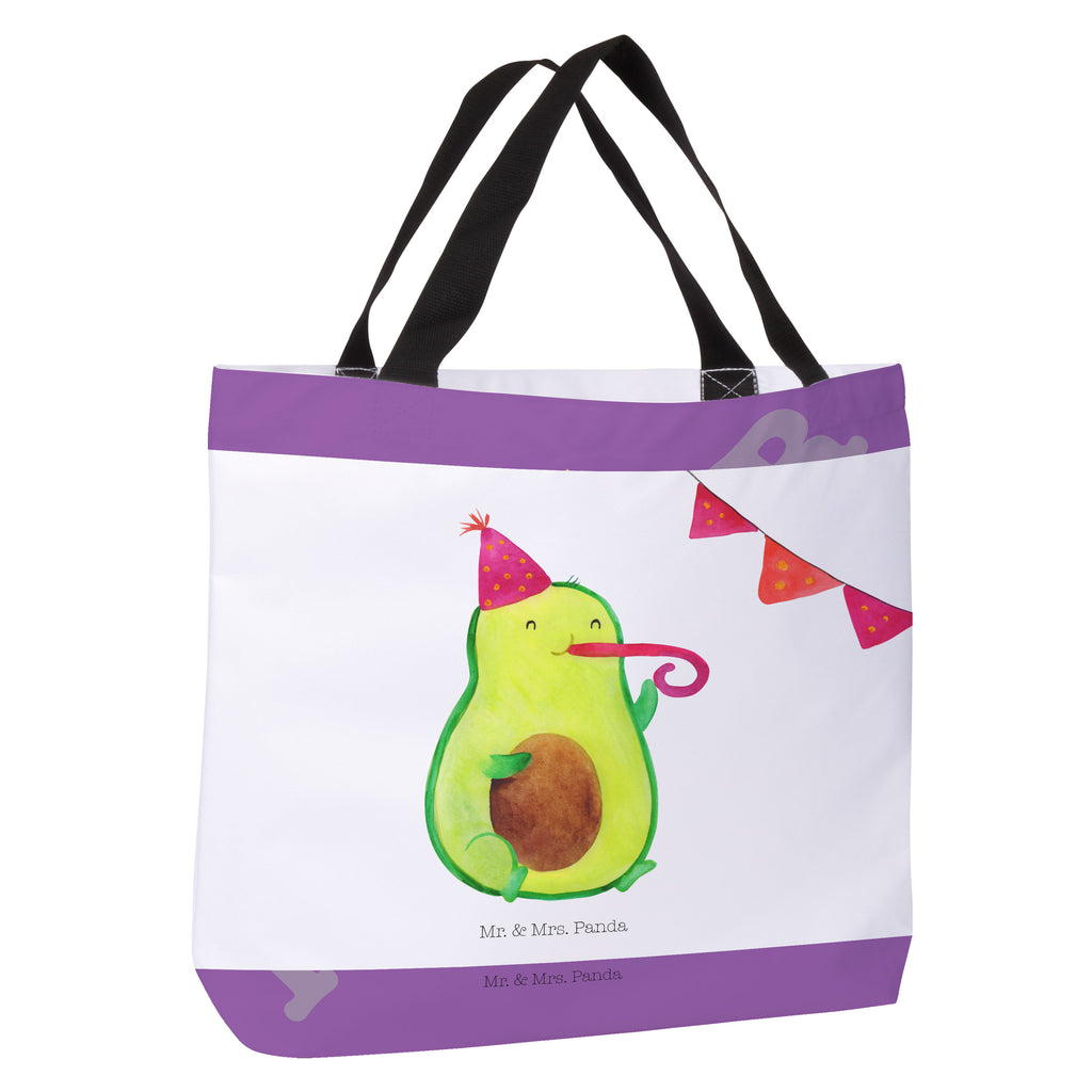 Shopper Avocado Party Time Beutel, Einkaufstasche, Tasche, Strandtasche, Einkaufsbeutel, Shopper, Schultasche, Freizeittasche, Tragebeutel, Schulbeutel, Alltagstasche, Avocado, Veggie, Vegan, Gesund