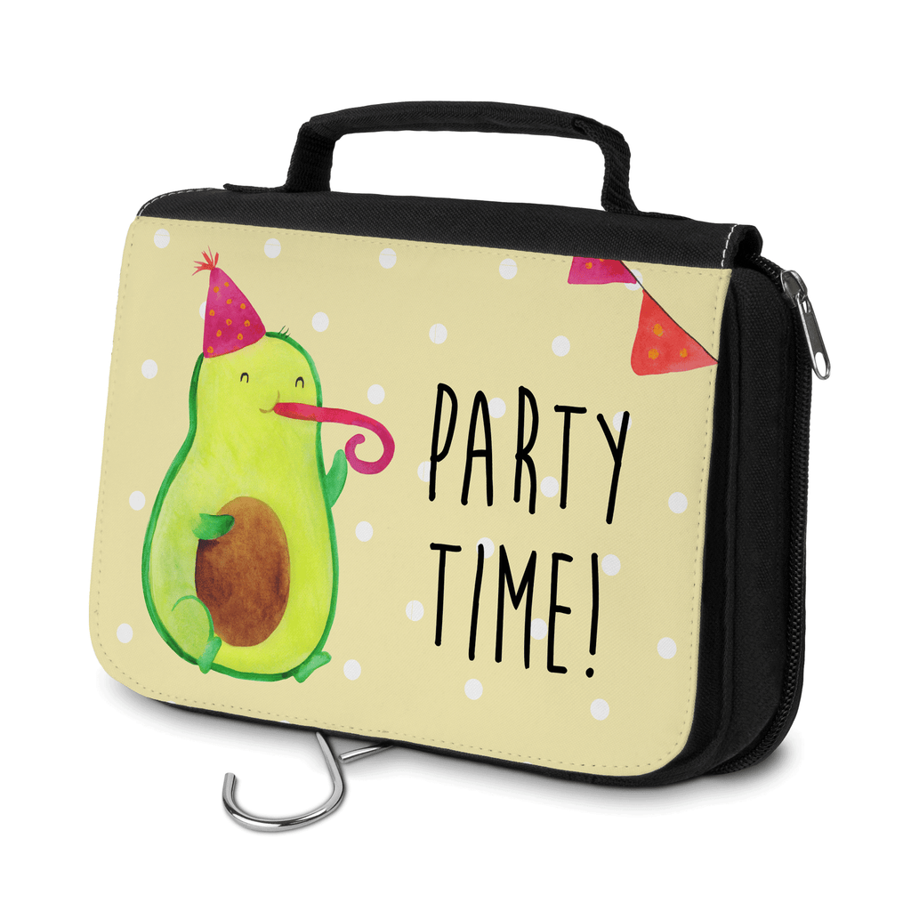 Kulturbeutel Avocado Party Time Kulturbeutel, Zum Aufhängen, Waschtasche, Kosmetiktasche, Damen, Herren, Aufbewahrungstasche, Schminktasche, Kosmetikbeutel, Organizer, Kulturtasche, Schminkutensil, Avocado, Veggie, Vegan, Gesund