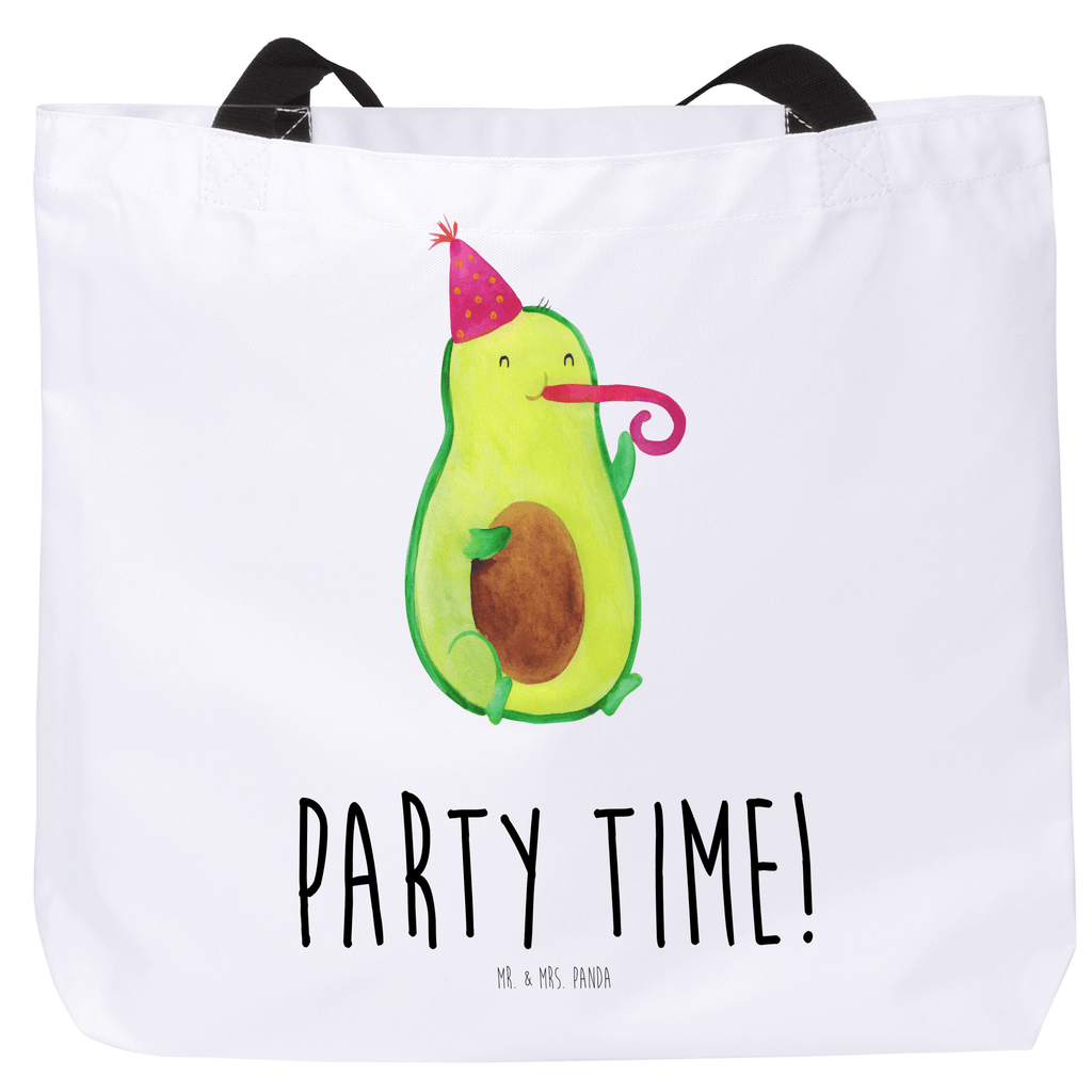 Shopper Avocado Party Time Beutel, Einkaufstasche, Tasche, Strandtasche, Einkaufsbeutel, Shopper, Schultasche, Freizeittasche, Tragebeutel, Schulbeutel, Alltagstasche, Avocado, Veggie, Vegan, Gesund