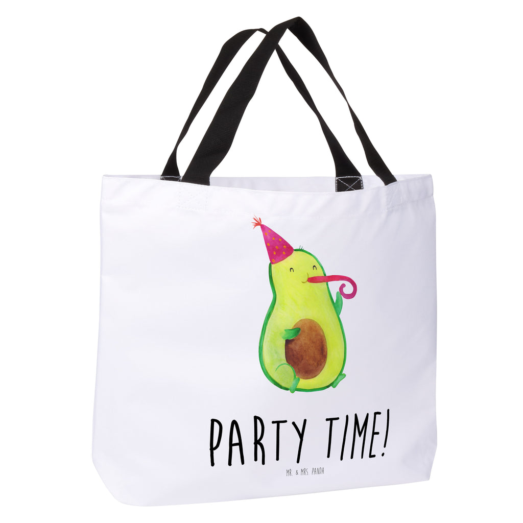 Shopper Avocado Party Time Beutel, Einkaufstasche, Tasche, Strandtasche, Einkaufsbeutel, Shopper, Schultasche, Freizeittasche, Tragebeutel, Schulbeutel, Alltagstasche, Avocado, Veggie, Vegan, Gesund