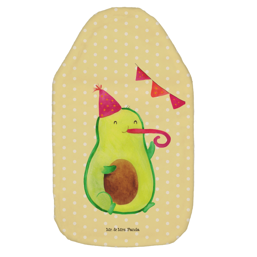 Wärmflasche Avocado Party Time Wärmekissen, Kinderwärmflasche, Körnerkissen, Wärmflaschenbezug, Wärmflasche mit Bezug, Avocado, Veggie, Vegan, Gesund