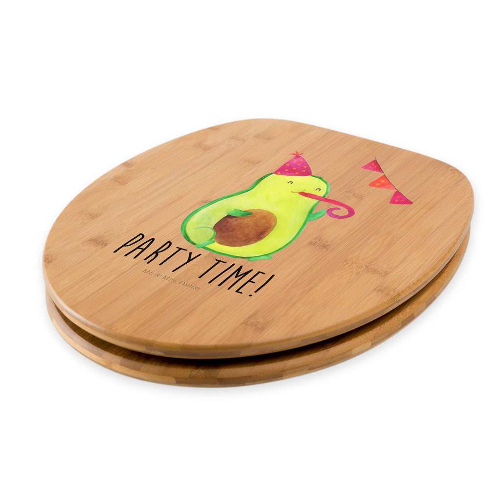 Motiv WC Sitz Avocado Party Time Klobrille, Klodeckel, Toilettendeckel, WC-Sitz, Toilette, Avocado, Veggie, Vegan, Gesund