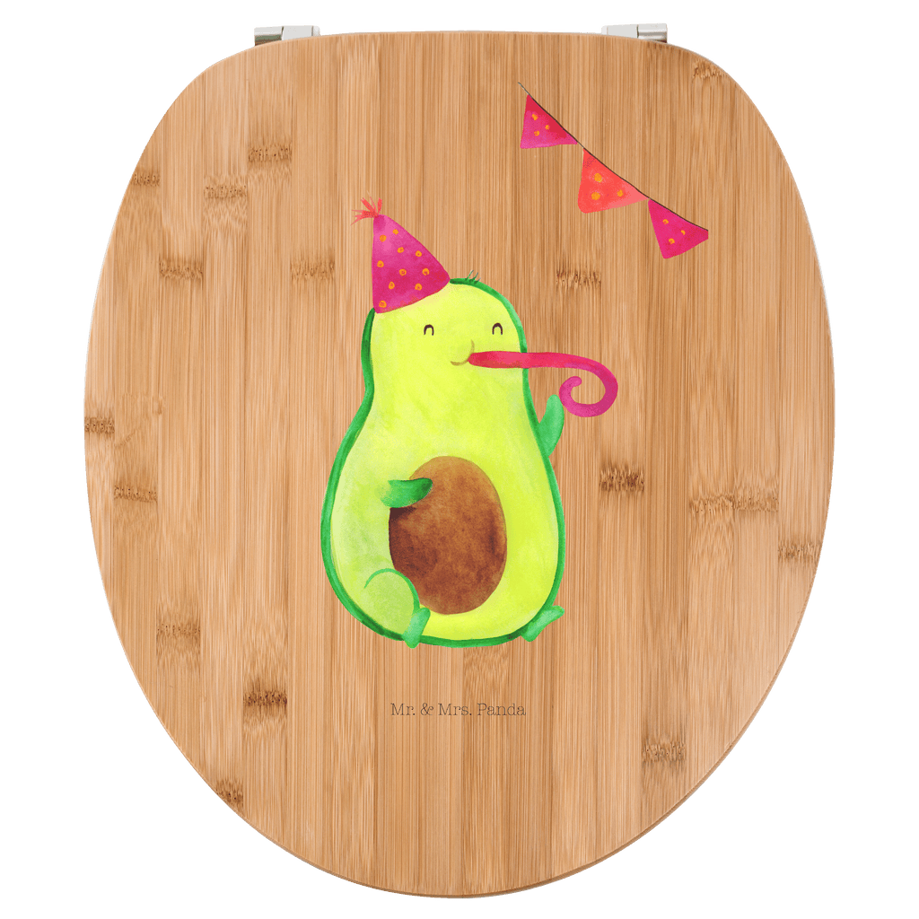 Motiv WC Sitz Avocado Party Time Klobrille, Klodeckel, Toilettendeckel, WC-Sitz, Toilette, Avocado, Veggie, Vegan, Gesund