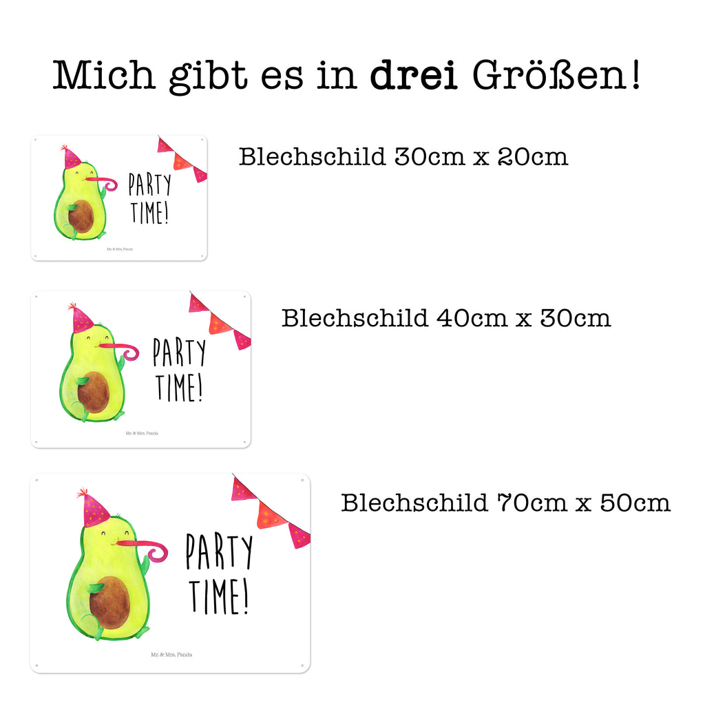 Blechschild Avocado Party Time  Blechschild, Metallschild, Geschenk Schild, Schild, Magnet-Metall-Schild, Deko Schild, Wandschild, Wand-Dekoration, Türschild, Wandschild, Metallschild  Avocado, Veggie, Vegan, Gesund