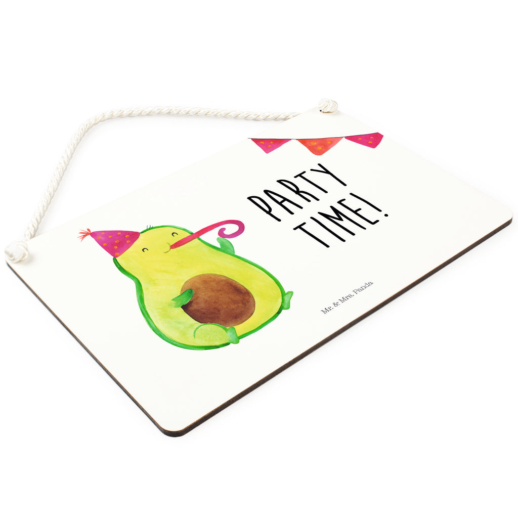 Deko Schild Avocado Party Time  Dekoschild, Deko Schild, Schild, Tür Schild, Türschild, Holzschild, Wandschild, Wanddeko  Avocado, Veggie, Vegan, Gesund