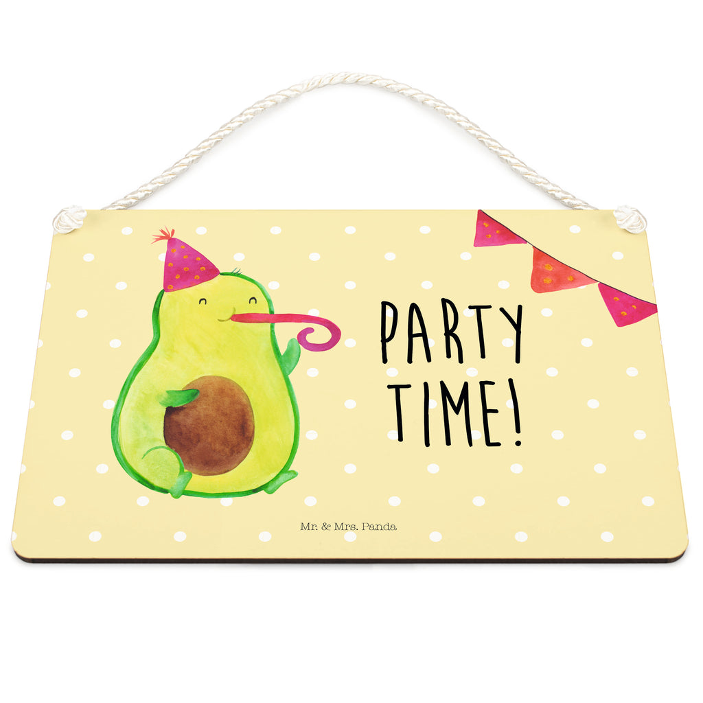 Deko Schild Avocado Party Time  Dekoschild, Deko Schild, Schild, Tür Schild, Türschild, Holzschild, Wandschild, Wanddeko  Avocado, Veggie, Vegan, Gesund
