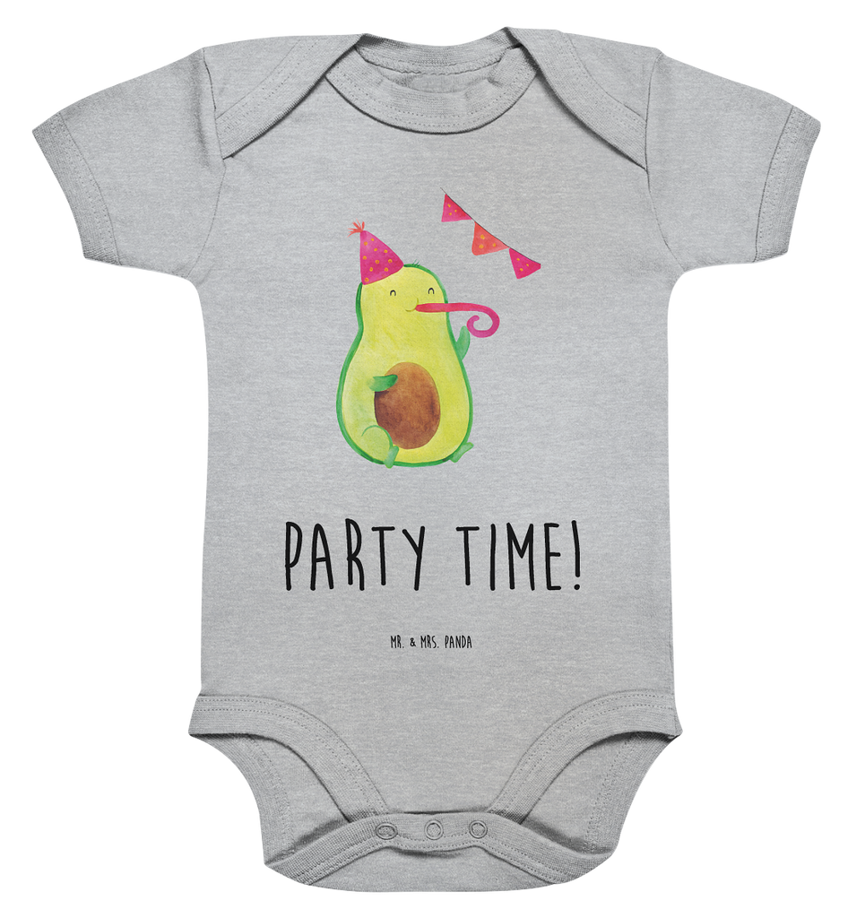 Organic Baby Body Avocado Party Time Babykleidung, Babystrampler, Strampler, Wickelbody, Baby Erstausstattung, Junge, Mädchen, Avocado, Veggie, Vegan, Gesund