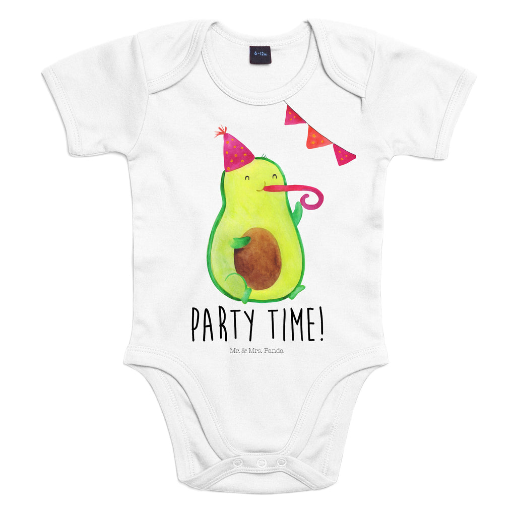 Organic Baby Body Avocado Party Time Babykleidung, Babystrampler, Strampler, Wickelbody, Baby Erstausstattung, Junge, Mädchen, Avocado, Veggie, Vegan, Gesund