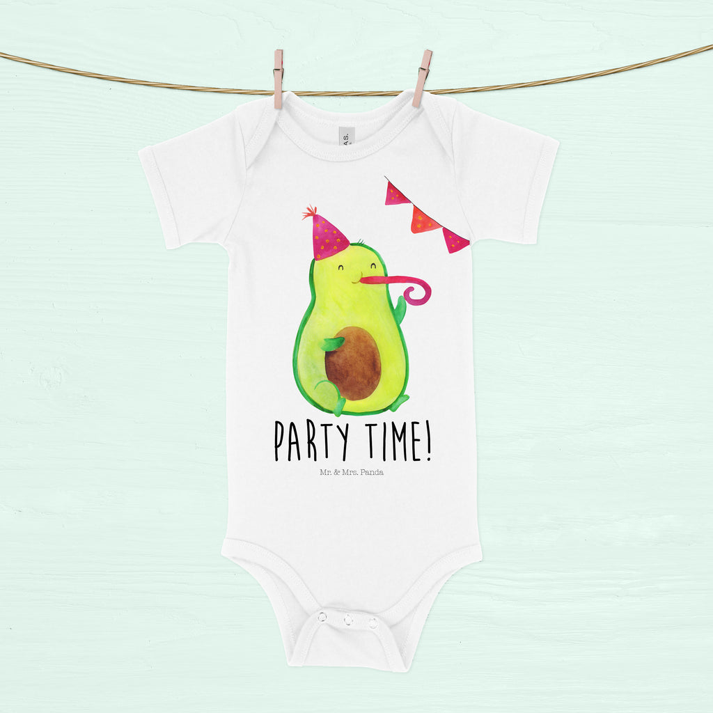Organic Baby Body Avocado Party Time Babykleidung, Babystrampler, Strampler, Wickelbody, Baby Erstausstattung, Junge, Mädchen, Avocado, Veggie, Vegan, Gesund