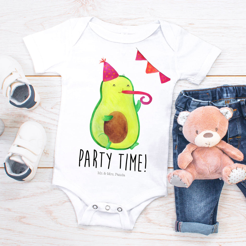 Organic Baby Body Avocado Party Time Babykleidung, Babystrampler, Strampler, Wickelbody, Baby Erstausstattung, Junge, Mädchen, Avocado, Veggie, Vegan, Gesund