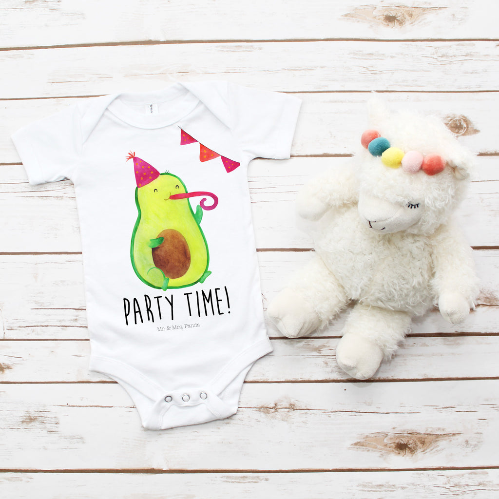 Organic Baby Body Avocado Party Time Babykleidung, Babystrampler, Strampler, Wickelbody, Baby Erstausstattung, Junge, Mädchen, Avocado, Veggie, Vegan, Gesund