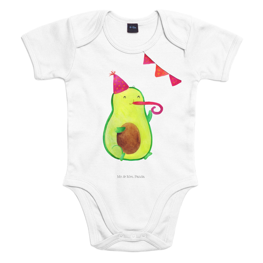 Organic Baby Body Avocado Party Time Babykleidung, Babystrampler, Strampler, Wickelbody, Baby Erstausstattung, Junge, Mädchen, Avocado, Veggie, Vegan, Gesund