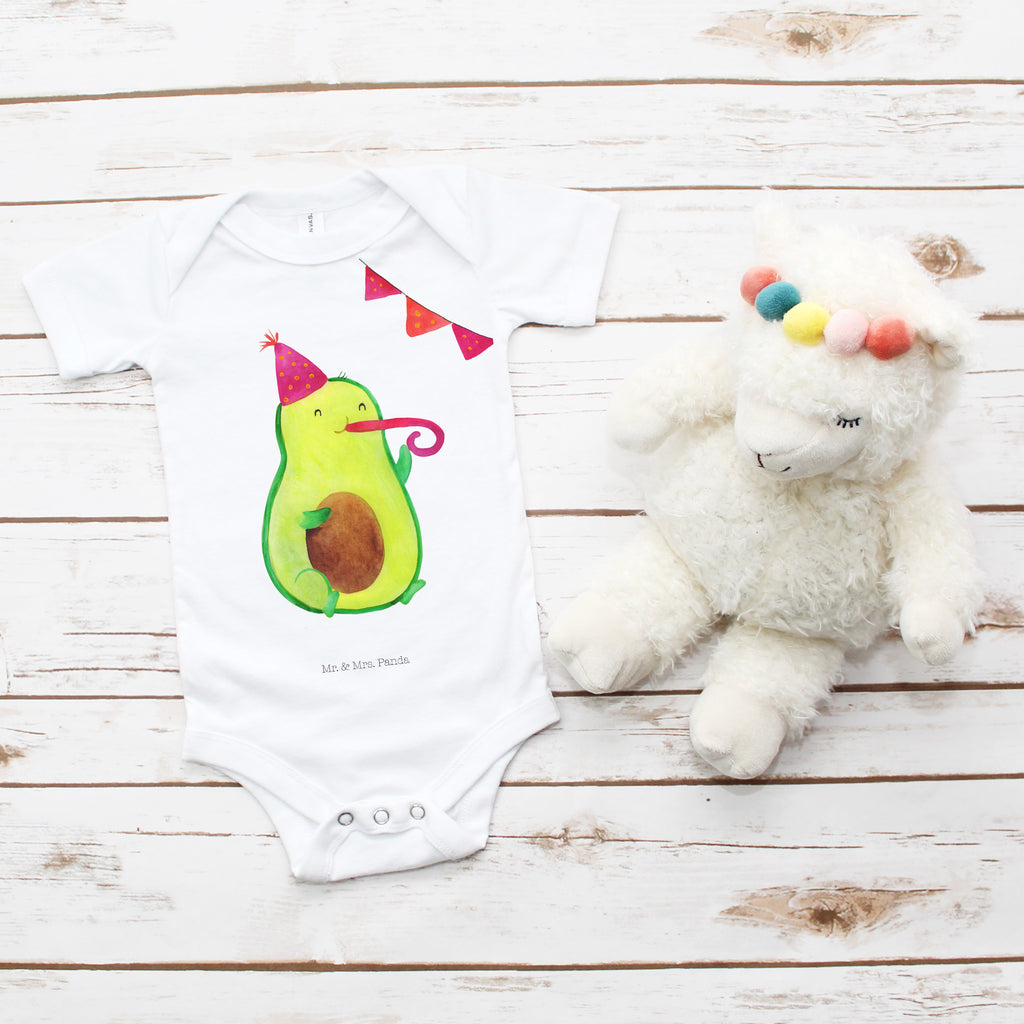 Organic Baby Body Avocado Party Time Babykleidung, Babystrampler, Strampler, Wickelbody, Baby Erstausstattung, Junge, Mädchen, Avocado, Veggie, Vegan, Gesund