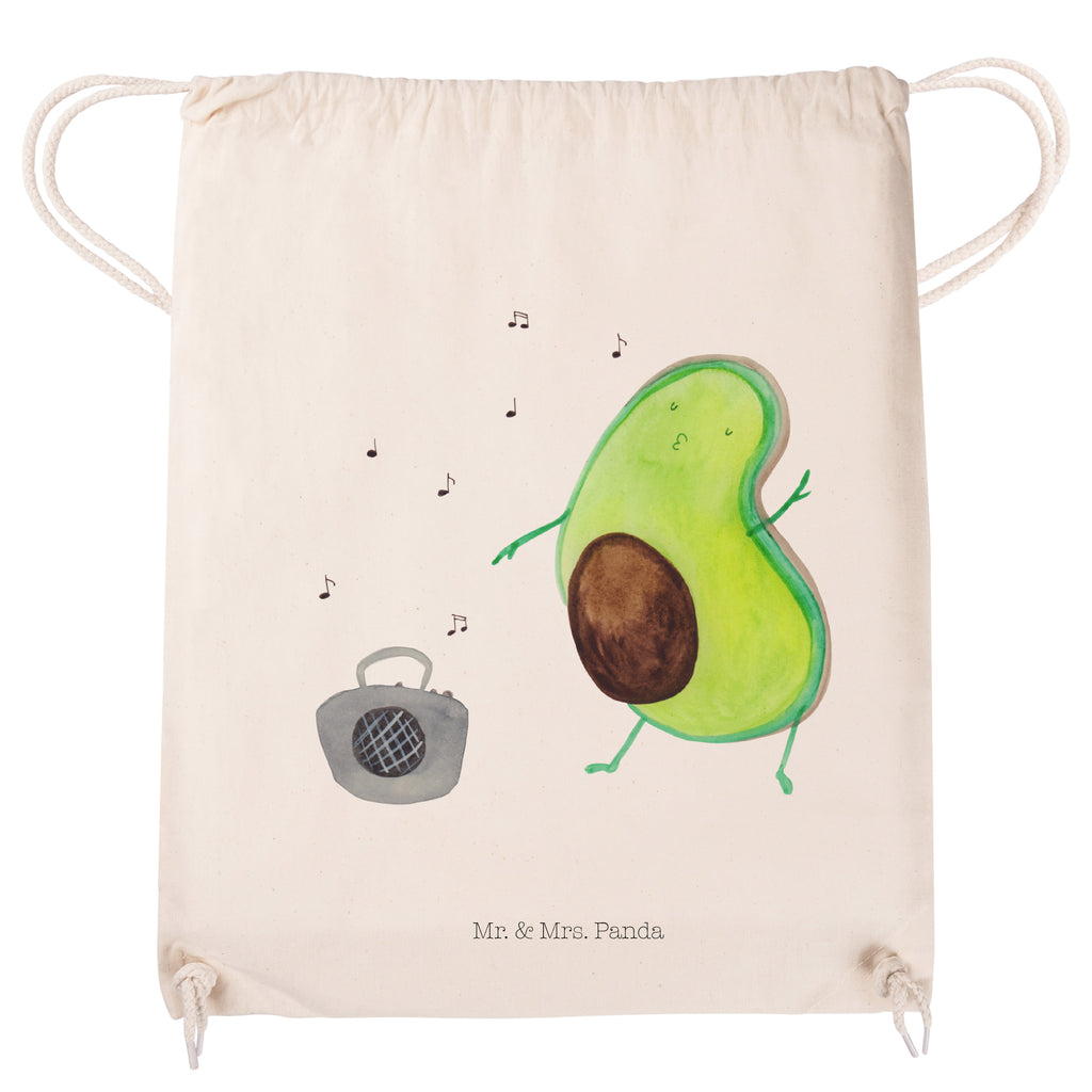Sportbeutel Avocado tanzt Turnbeutel, Beutel, Sporttasche, Tasche, Stoffbeutel, Avocado, Veggie, Vegan, Gesund