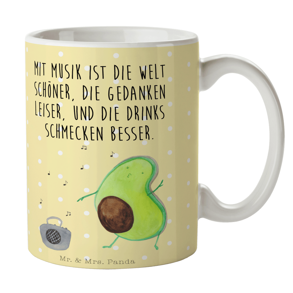 Tasse Avocado tanzt  Becher, Kaffeetasse, Kaffeebecher, Tee, Frühstück, Büro  Avocado, Veggie, Vegan, Gesund
