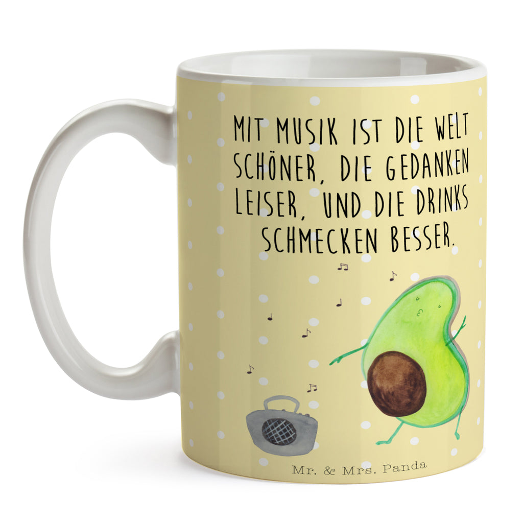 Tasse Avocado tanzt  Becher, Kaffeetasse, Kaffeebecher, Tee, Frühstück, Büro  Avocado, Veggie, Vegan, Gesund