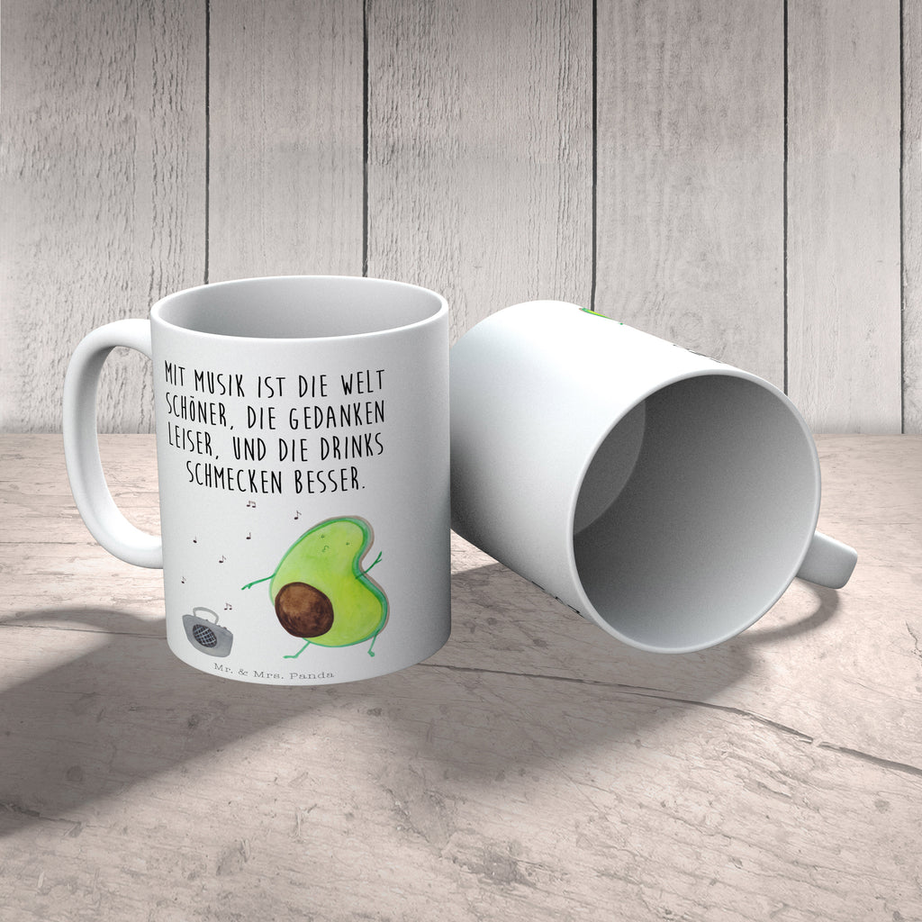 Tasse Avocado tanzt  Becher, Kaffeetasse, Kaffeebecher, Tee, Frühstück, Büro  Avocado, Veggie, Vegan, Gesund