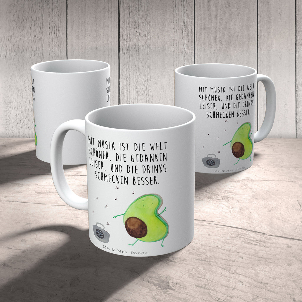 Tasse Avocado tanzt  Becher, Kaffeetasse, Kaffeebecher, Tee, Frühstück, Büro  Avocado, Veggie, Vegan, Gesund