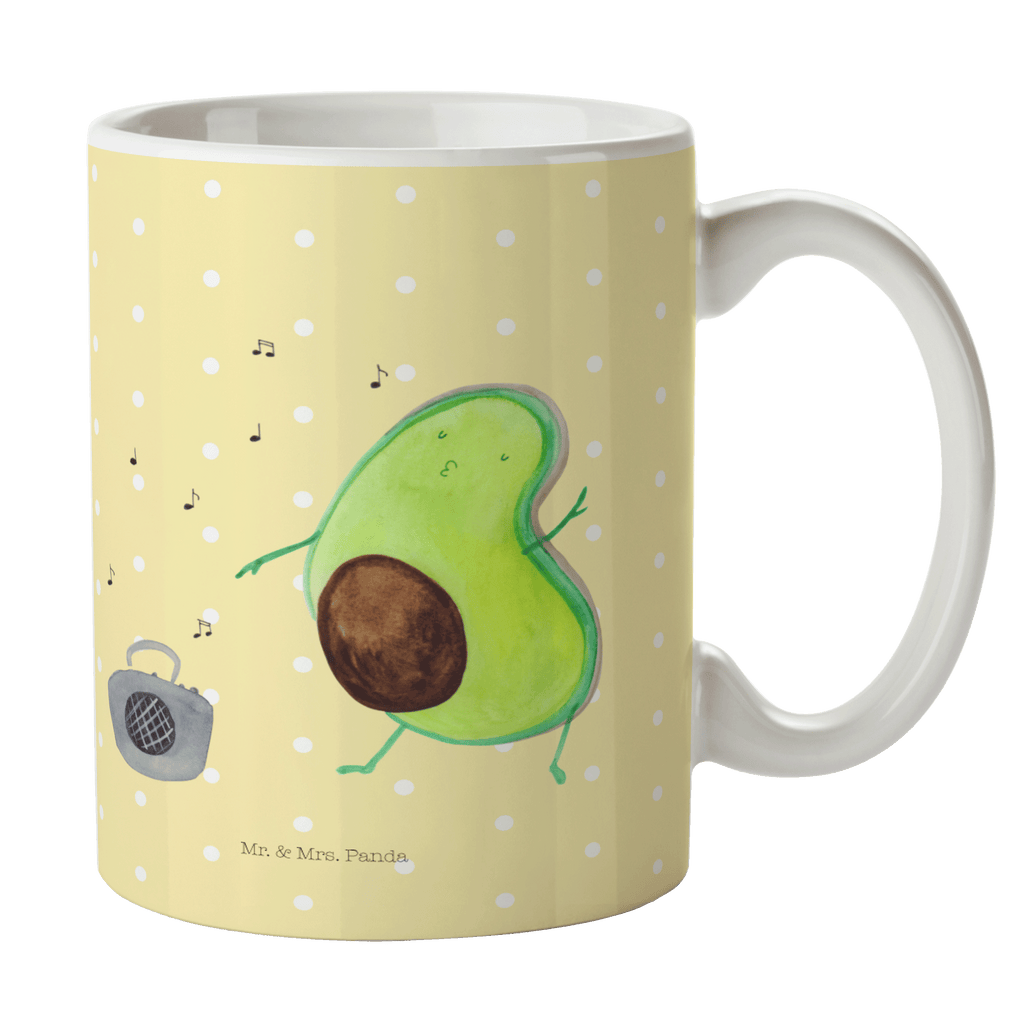 Tasse Avocado tanzt  Becher, Kaffeetasse, Kaffeebecher, Tee, Frühstück, Büro  Avocado, Veggie, Vegan, Gesund