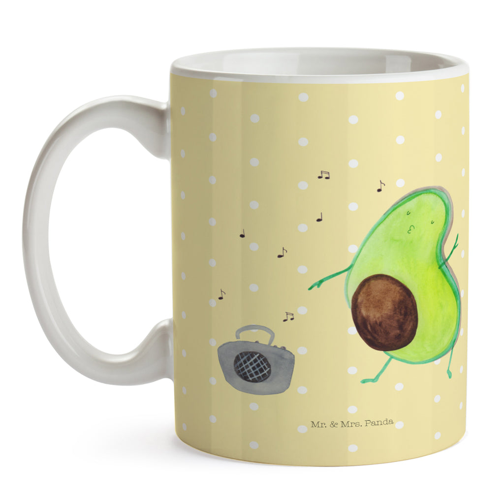 Tasse Avocado tanzt  Becher, Kaffeetasse, Kaffeebecher, Tee, Frühstück, Büro  Avocado, Veggie, Vegan, Gesund