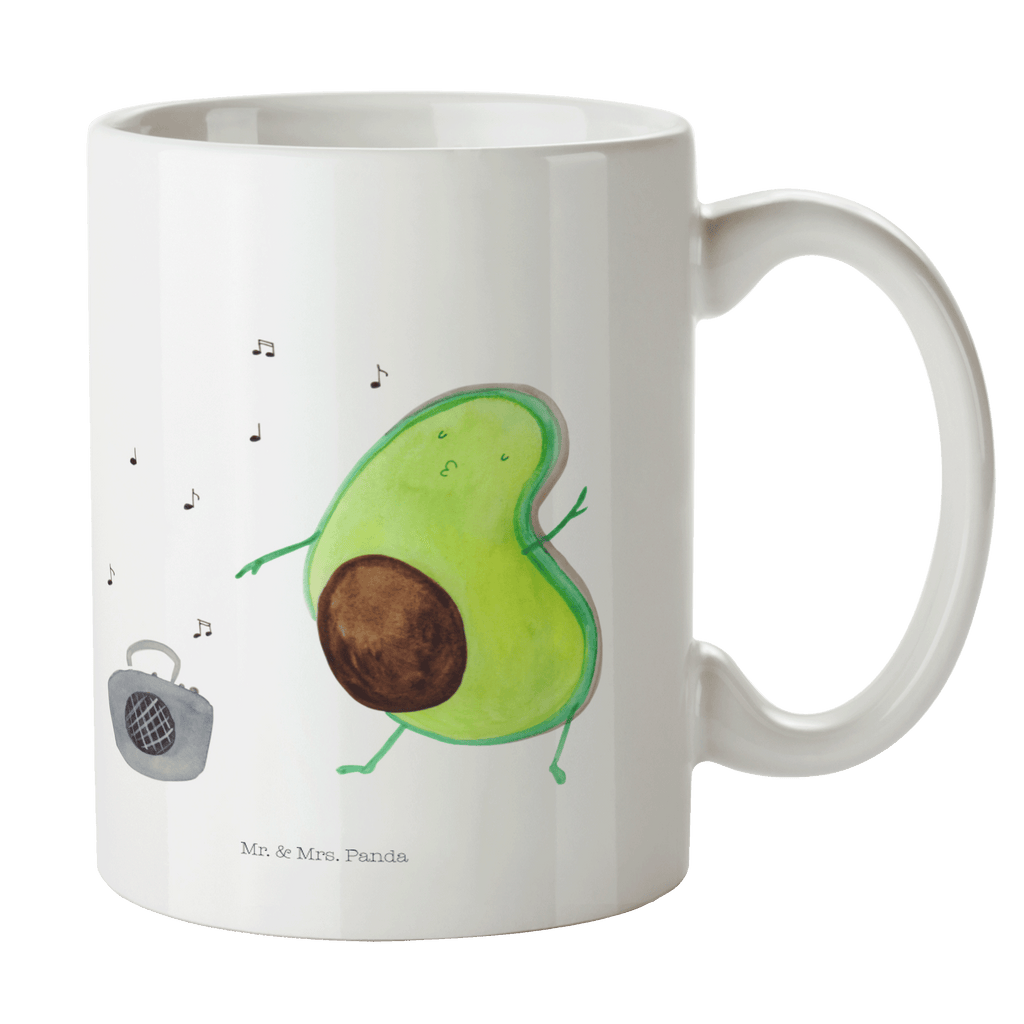 Tasse Avocado tanzt  Becher, Kaffeetasse, Kaffeebecher, Tee, Frühstück, Büro  Avocado, Veggie, Vegan, Gesund
