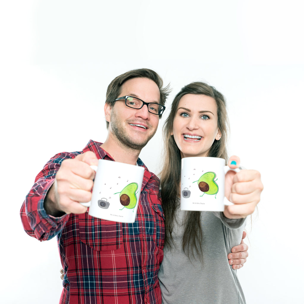 Tasse Avocado tanzt  Becher, Kaffeetasse, Kaffeebecher, Tee, Frühstück, Büro  Avocado, Veggie, Vegan, Gesund