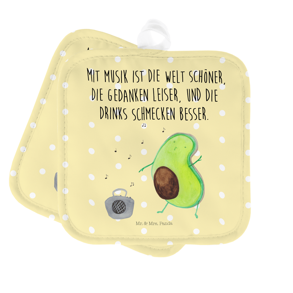 2er Set Topflappen  Avocado tanzt Topflappen, Topfuntersetzer, Ofenhandschuh, Topflappen Set, Topflappen lustig, Topflappen mit Spruch, Avocado, Veggie, Vegan, Gesund