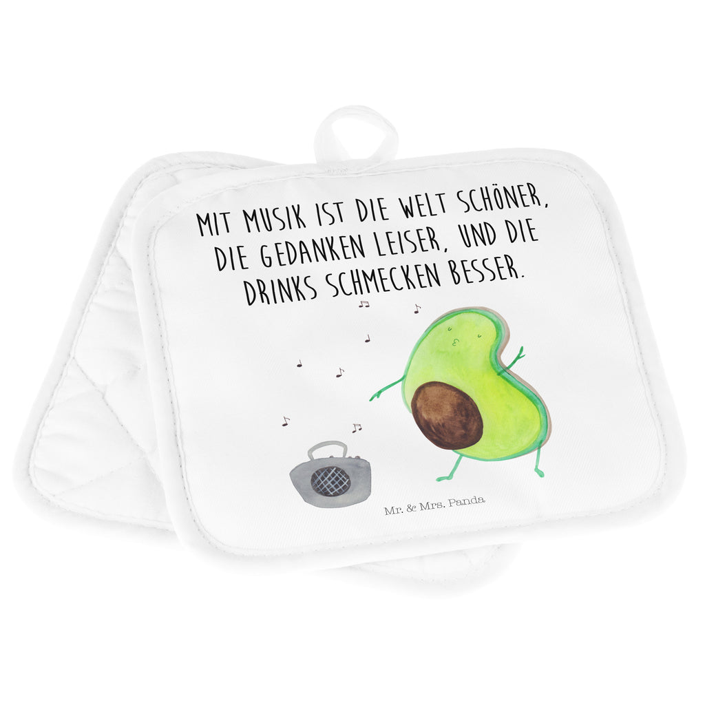 2er Set Topflappen  Avocado tanzt Topflappen, Topfuntersetzer, Ofenhandschuh, Topflappen Set, Topflappen lustig, Topflappen mit Spruch, Avocado, Veggie, Vegan, Gesund