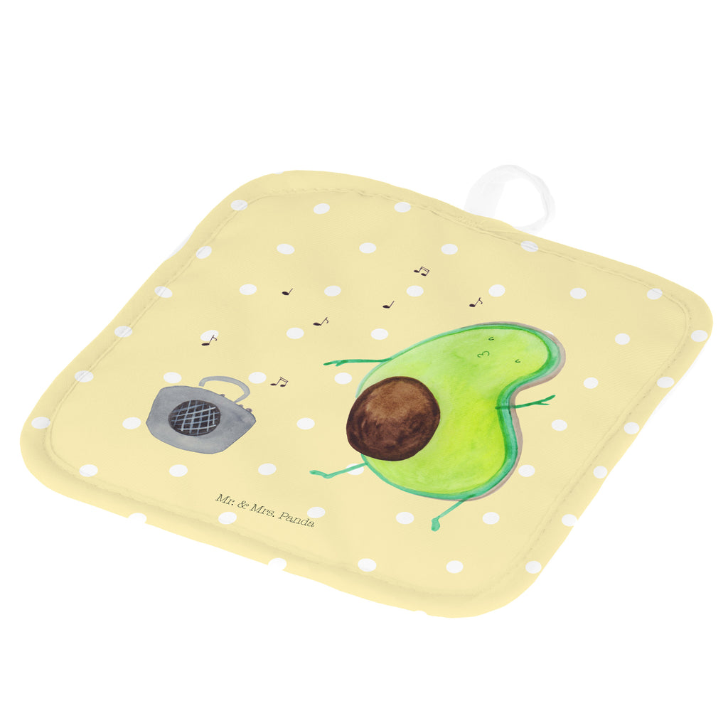 2er Set Topflappen  Avocado tanzt Topflappen, Topfuntersetzer, Ofenhandschuh, Topflappen Set, Topflappen lustig, Topflappen mit Spruch, Avocado, Veggie, Vegan, Gesund