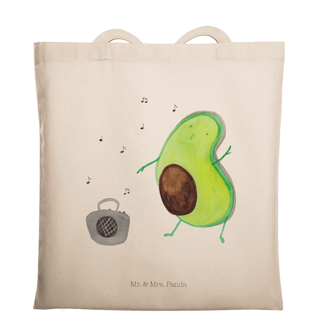 Tragetasche Avocado tanzt Beuteltasche, Beutel, Einkaufstasche, Jutebeutel, Stoffbeutel, Avocado, Veggie, Vegan, Gesund
