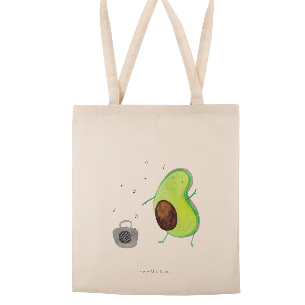 Tragetasche Avocado tanzt Beuteltasche, Beutel, Einkaufstasche, Jutebeutel, Stoffbeutel, Avocado, Veggie, Vegan, Gesund