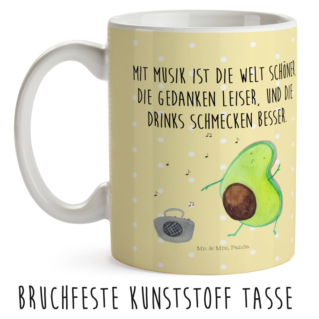 Kindertasse Avocado tanzt Kunststoff Tasse, Kindergarten, Tasse, Trinkbecher, Camping Becher, Kaffeetasse, Kunststoffbecher, Kindergartenbecher, Outdoorgeschirr, Kunststoffgeschirr, Reisebecher, Reisetasse, Kinderbecher, Avocado, Veggie, Vegan, Gesund