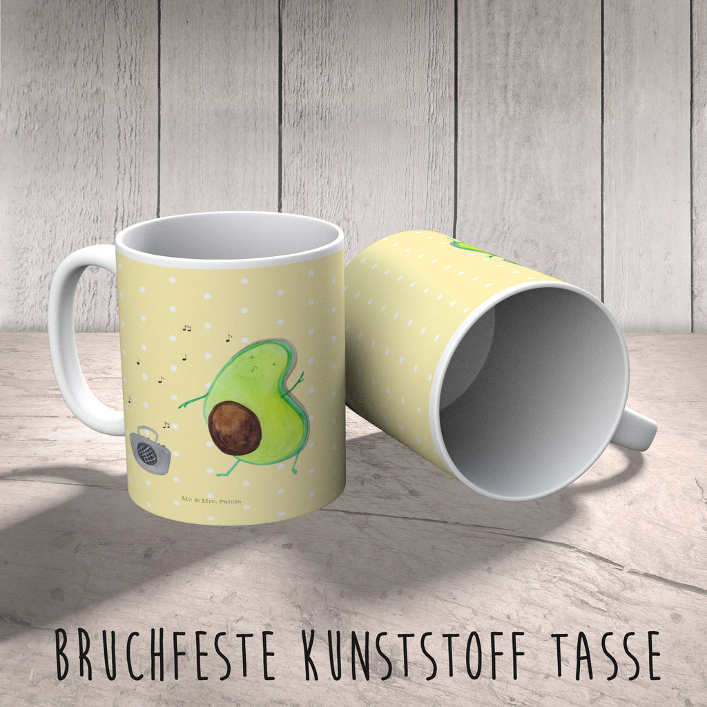 Kindertasse Avocado tanzt Kunststoff Tasse, Kindergarten, Tasse, Trinkbecher, Camping Becher, Kaffeetasse, Kunststoffbecher, Kindergartenbecher, Outdoorgeschirr, Kunststoffgeschirr, Reisebecher, Reisetasse, Kinderbecher, Avocado, Veggie, Vegan, Gesund