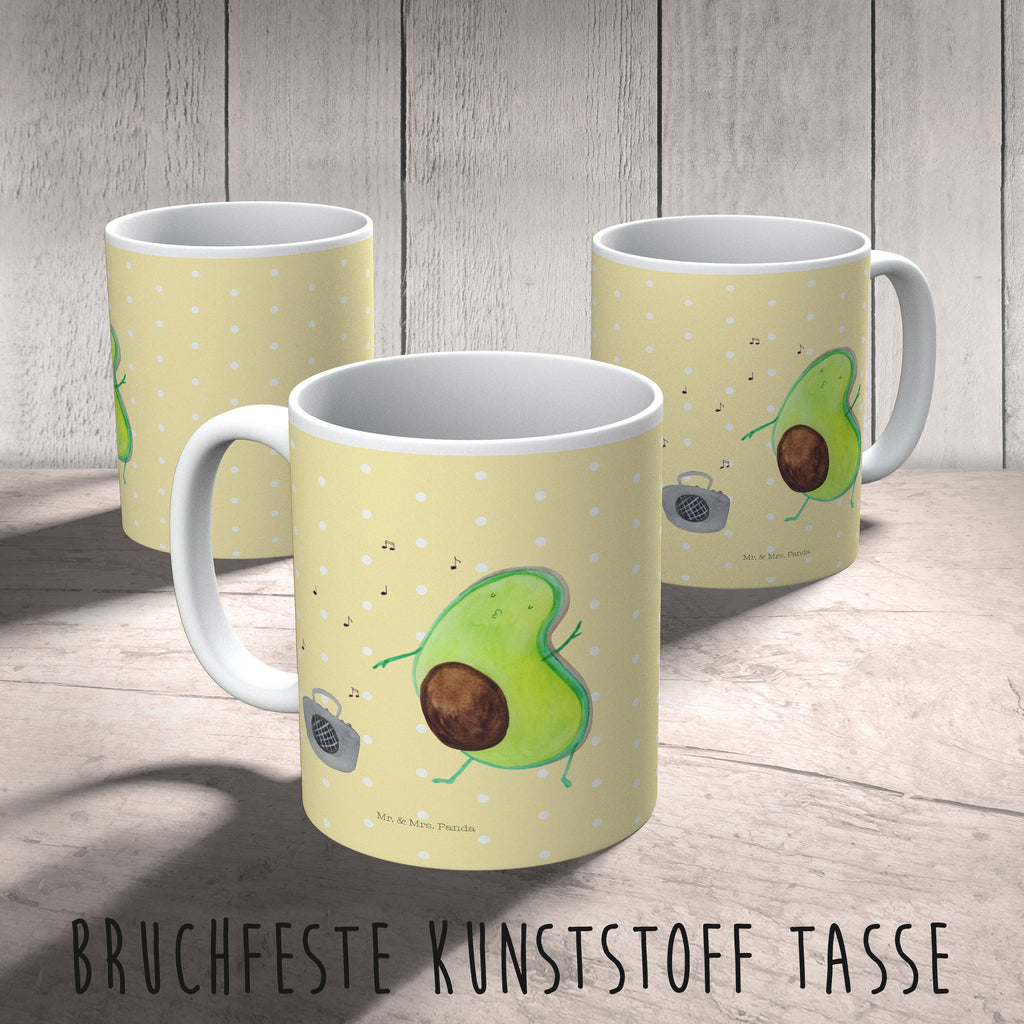 Kindertasse Avocado tanzt Kunststoff Tasse, Kindergarten, Tasse, Trinkbecher, Camping Becher, Kaffeetasse, Kunststoffbecher, Kindergartenbecher, Outdoorgeschirr, Kunststoffgeschirr, Reisebecher, Reisetasse, Kinderbecher, Avocado, Veggie, Vegan, Gesund
