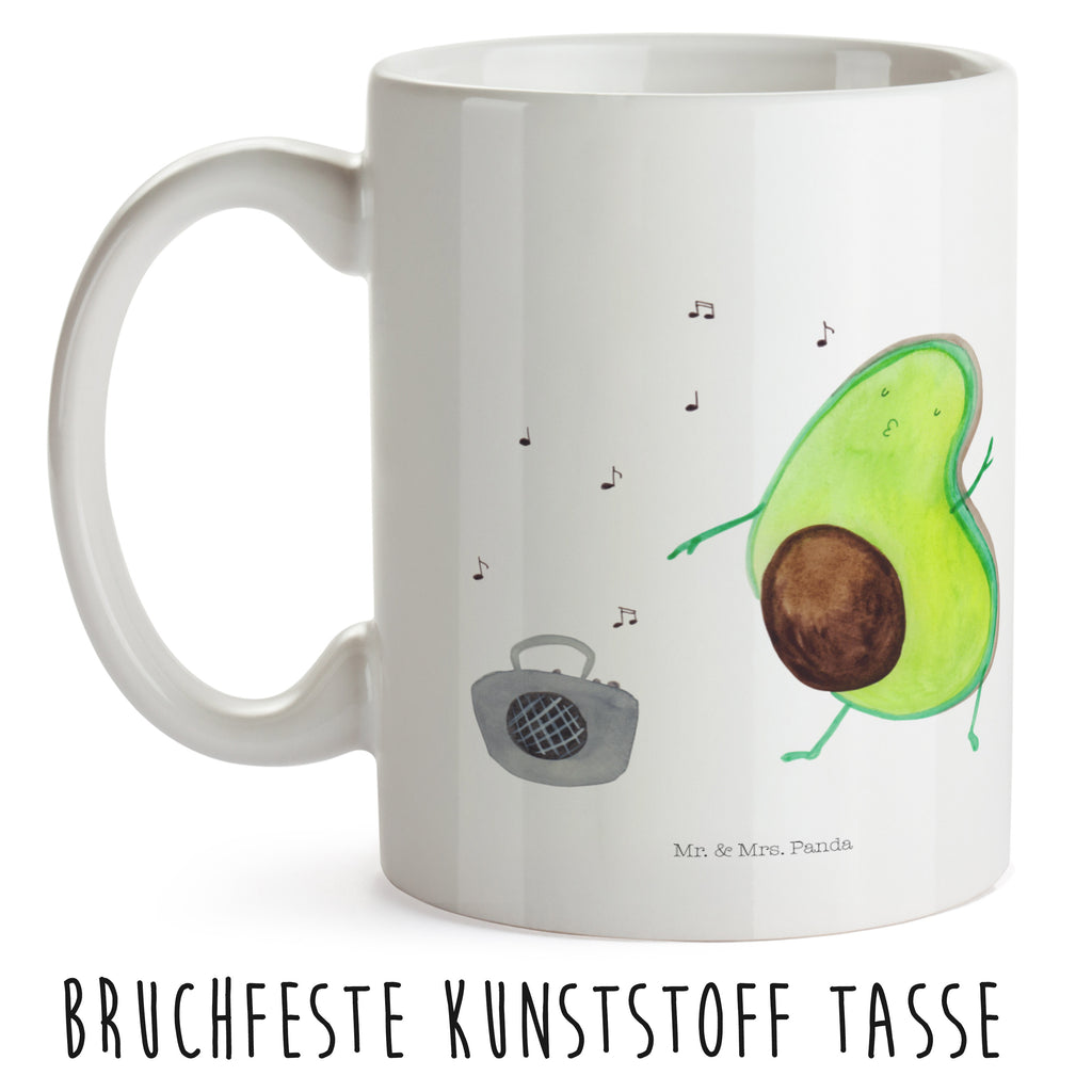 Kindertasse Avocado tanzt Kunststoff Tasse, Kindergarten, Tasse, Trinkbecher, Camping Becher, Kaffeetasse, Kunststoffbecher, Kindergartenbecher, Outdoorgeschirr, Kunststoffgeschirr, Reisebecher, Reisetasse, Kinderbecher, Avocado, Veggie, Vegan, Gesund