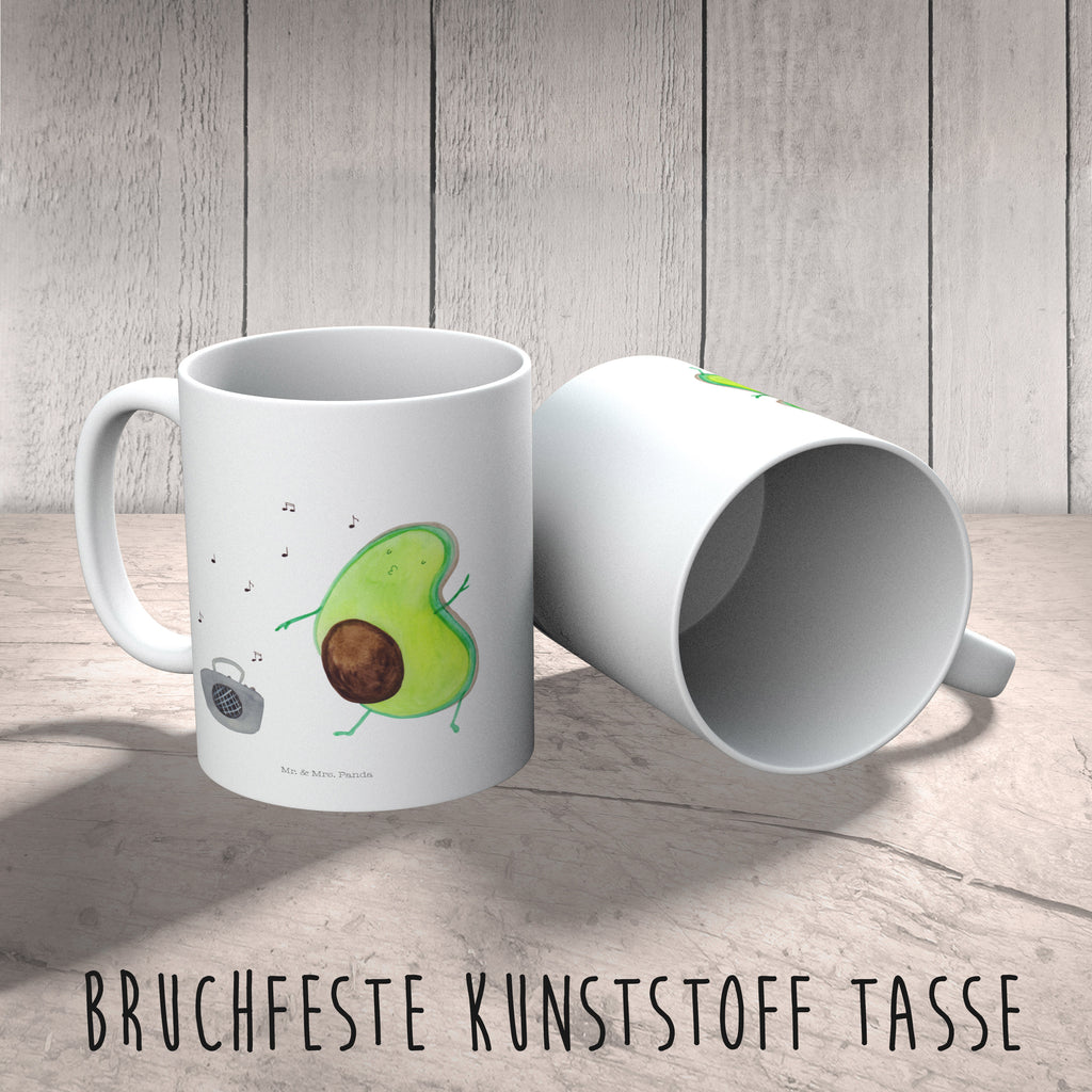 Kindertasse Avocado tanzt Kunststoff Tasse, Kindergarten, Tasse, Trinkbecher, Camping Becher, Kaffeetasse, Kunststoffbecher, Kindergartenbecher, Outdoorgeschirr, Kunststoffgeschirr, Reisebecher, Reisetasse, Kinderbecher, Avocado, Veggie, Vegan, Gesund