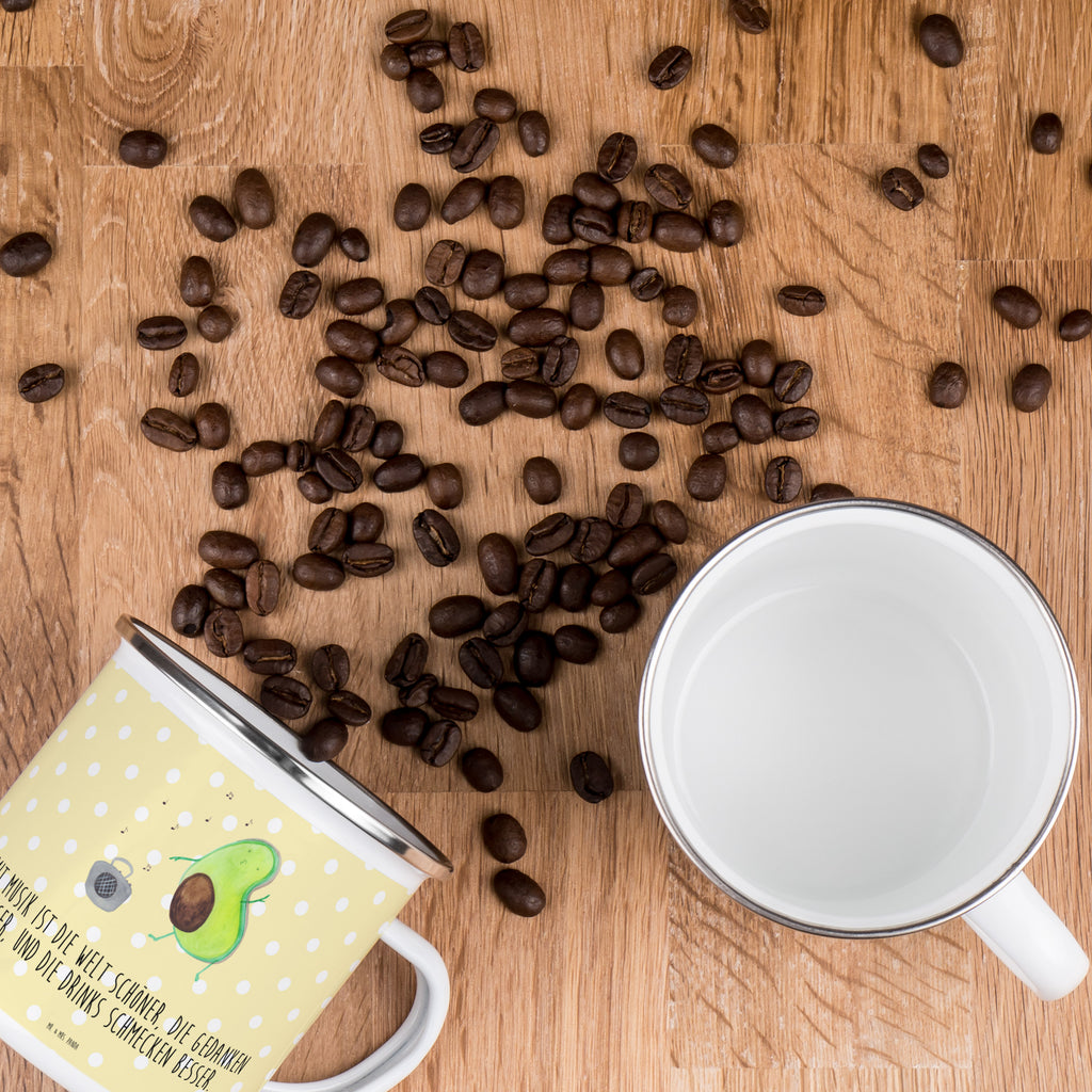 Camping Emaille Tasse Avocado tanzt Campingtasse, Trinkbecher, Metalltasse, Outdoor Tasse, Emaille Trinkbecher, Blechtasse Outdoor, Emaille Campingbecher, Edelstahl Trinkbecher, Metalltasse für Camping, Kaffee Blechtasse, Camping Tasse Metall, Avocado, Veggie, Vegan, Gesund