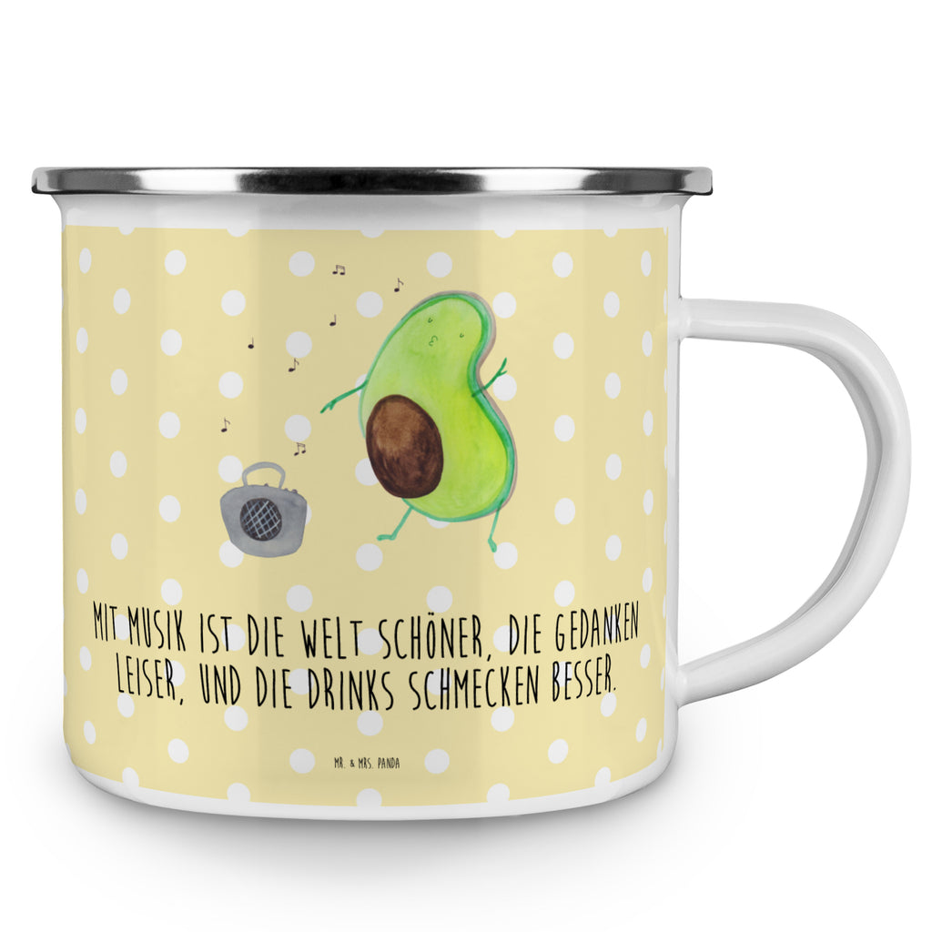 Camping Emaille Tasse Avocado tanzt Campingtasse, Trinkbecher, Metalltasse, Outdoor Tasse, Emaille Trinkbecher, Blechtasse Outdoor, Emaille Campingbecher, Edelstahl Trinkbecher, Metalltasse für Camping, Kaffee Blechtasse, Camping Tasse Metall, Avocado, Veggie, Vegan, Gesund
