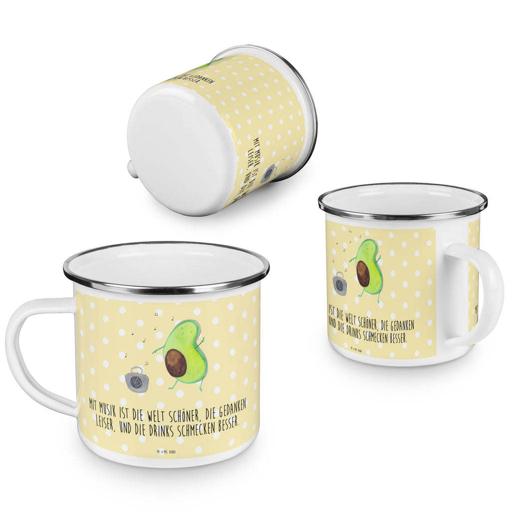 Camping Emaille Tasse Avocado tanzt Campingtasse, Trinkbecher, Metalltasse, Outdoor Tasse, Emaille Trinkbecher, Blechtasse Outdoor, Emaille Campingbecher, Edelstahl Trinkbecher, Metalltasse für Camping, Kaffee Blechtasse, Camping Tasse Metall, Avocado, Veggie, Vegan, Gesund