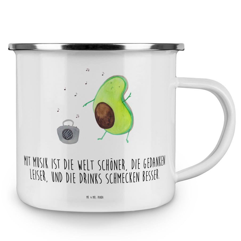 Camping Emaille Tasse Avocado tanzt Campingtasse, Trinkbecher, Metalltasse, Outdoor Tasse, Emaille Trinkbecher, Blechtasse Outdoor, Emaille Campingbecher, Edelstahl Trinkbecher, Metalltasse für Camping, Kaffee Blechtasse, Camping Tasse Metall, Avocado, Veggie, Vegan, Gesund