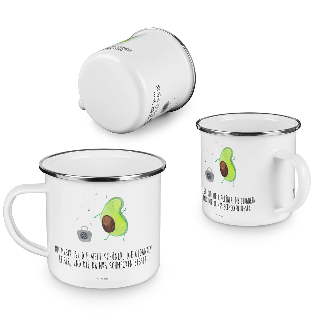 Camping Emaille Tasse Avocado tanzt Campingtasse, Trinkbecher, Metalltasse, Outdoor Tasse, Emaille Trinkbecher, Blechtasse Outdoor, Emaille Campingbecher, Edelstahl Trinkbecher, Metalltasse für Camping, Kaffee Blechtasse, Camping Tasse Metall, Avocado, Veggie, Vegan, Gesund