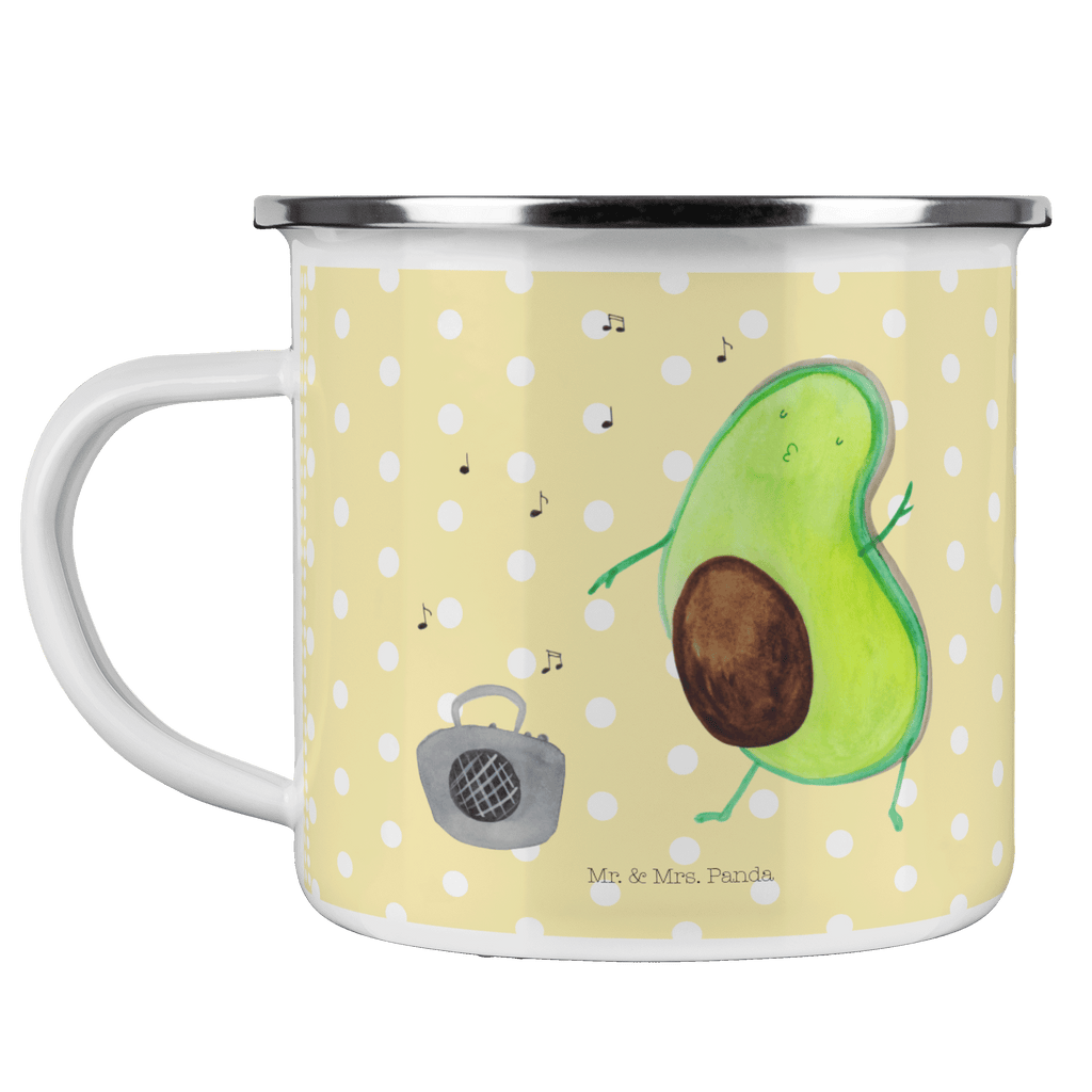 Camping Emaille Tasse Avocado tanzt Campingtasse, Trinkbecher, Metalltasse, Outdoor Tasse, Emaille Trinkbecher, Blechtasse Outdoor, Emaille Campingbecher, Edelstahl Trinkbecher, Metalltasse für Camping, Kaffee Blechtasse, Camping Tasse Metall, Avocado, Veggie, Vegan, Gesund