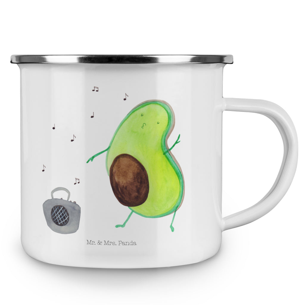 Camping Emaille Tasse Avocado tanzt Campingtasse, Trinkbecher, Metalltasse, Outdoor Tasse, Emaille Trinkbecher, Blechtasse Outdoor, Emaille Campingbecher, Edelstahl Trinkbecher, Metalltasse für Camping, Kaffee Blechtasse, Camping Tasse Metall, Avocado, Veggie, Vegan, Gesund