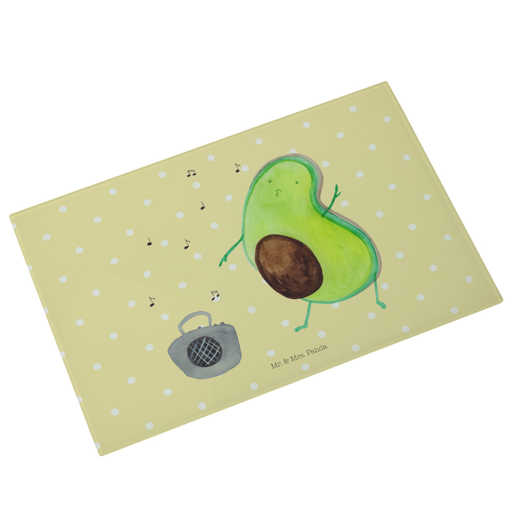Medium Glas Schneidbrett Avocado tanzt Glasschneidebrett, Schneidebrett, Avocado, Veggie, Vegan, Gesund