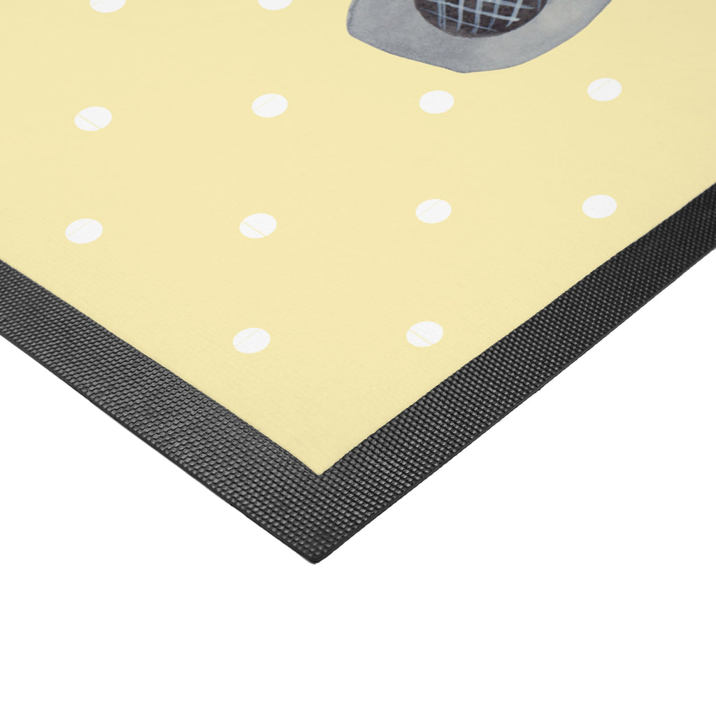 Fußmatte Avocado tanzt Türvorleger, Schmutzmatte, Fußabtreter, Matte, Schmutzfänger, Fußabstreifer, Schmutzfangmatte, Türmatte, Motivfußmatte, Haustürmatte, Vorleger, Avocado, Veggie, Vegan, Gesund