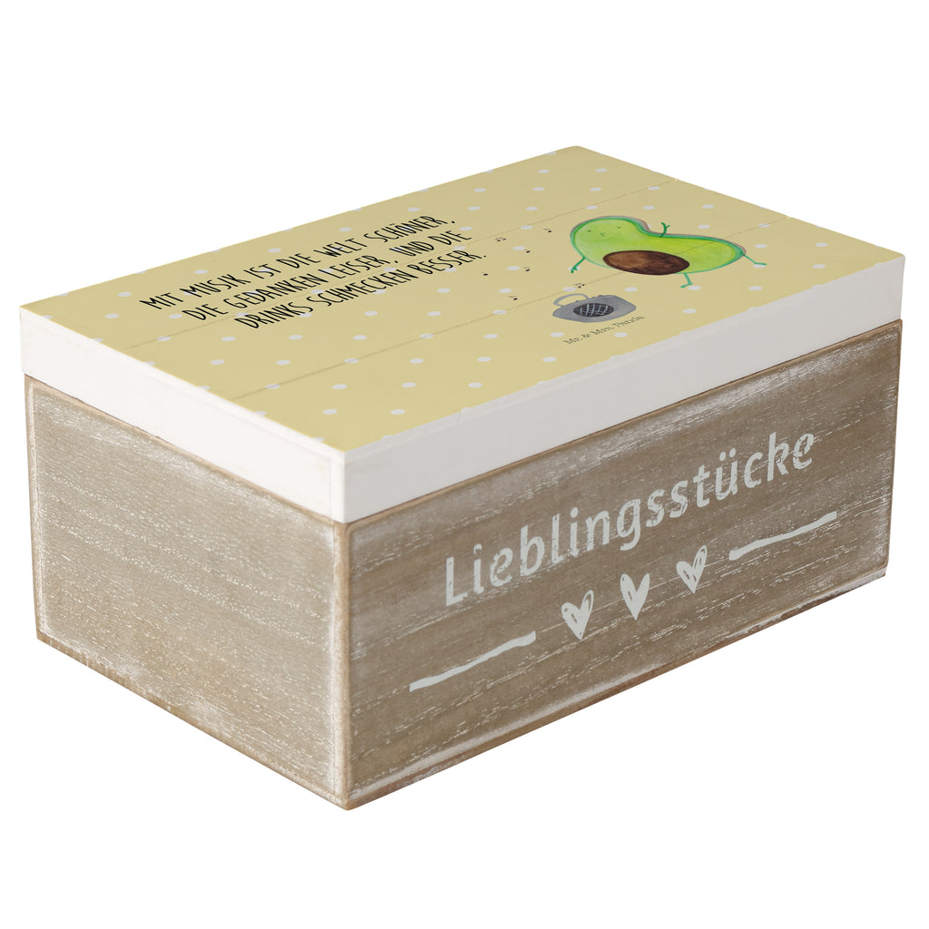 Holzkiste Avocado tanzt Holzkiste, Kiste, Schatzkiste, Truhe, Schatulle, XXL, Erinnerungsbox, Erinnerungskiste, Dekokiste, Aufbewahrungsbox, Avocado, Veggie, Vegan, Gesund