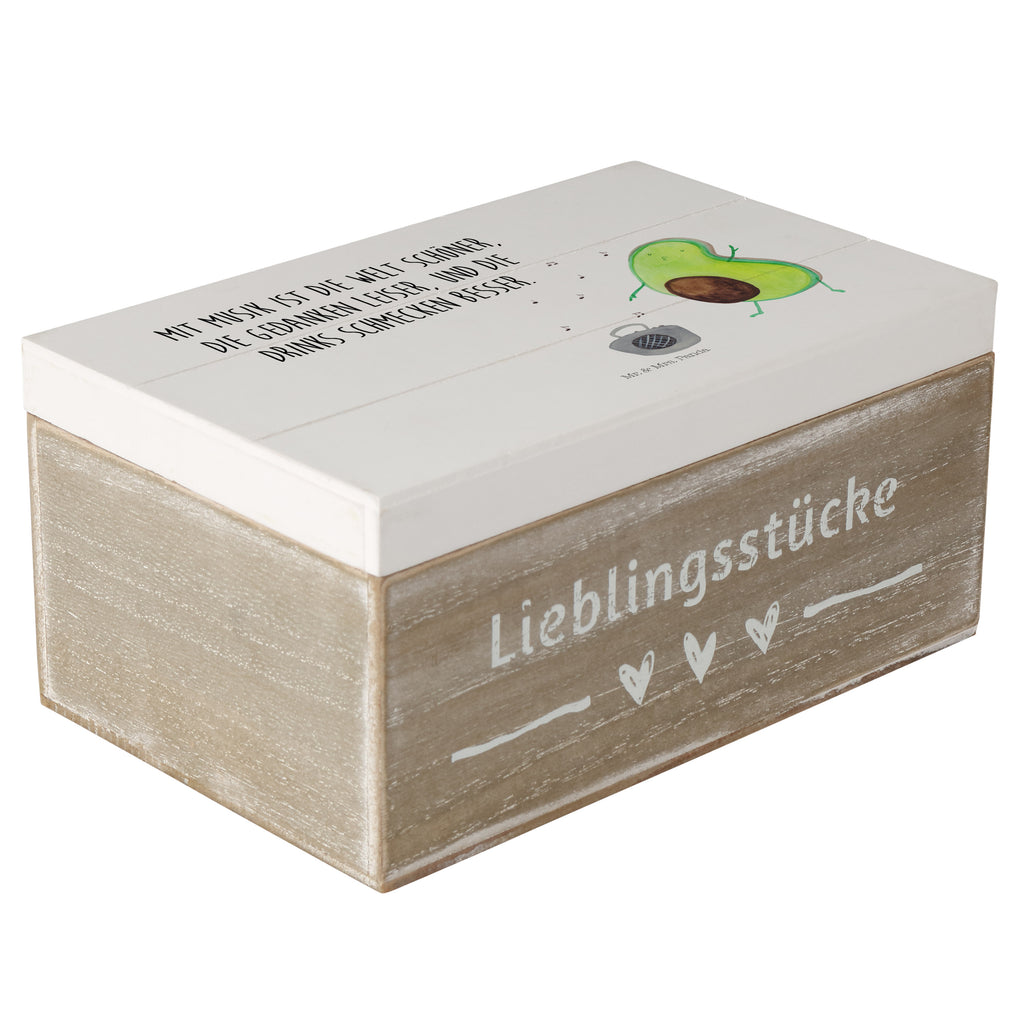 Holzkiste Avocado tanzt Holzkiste, Kiste, Schatzkiste, Truhe, Schatulle, XXL, Erinnerungsbox, Erinnerungskiste, Dekokiste, Aufbewahrungsbox, Avocado, Veggie, Vegan, Gesund